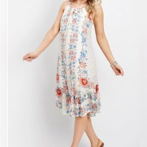 Maurice’s Floral Halter Dress